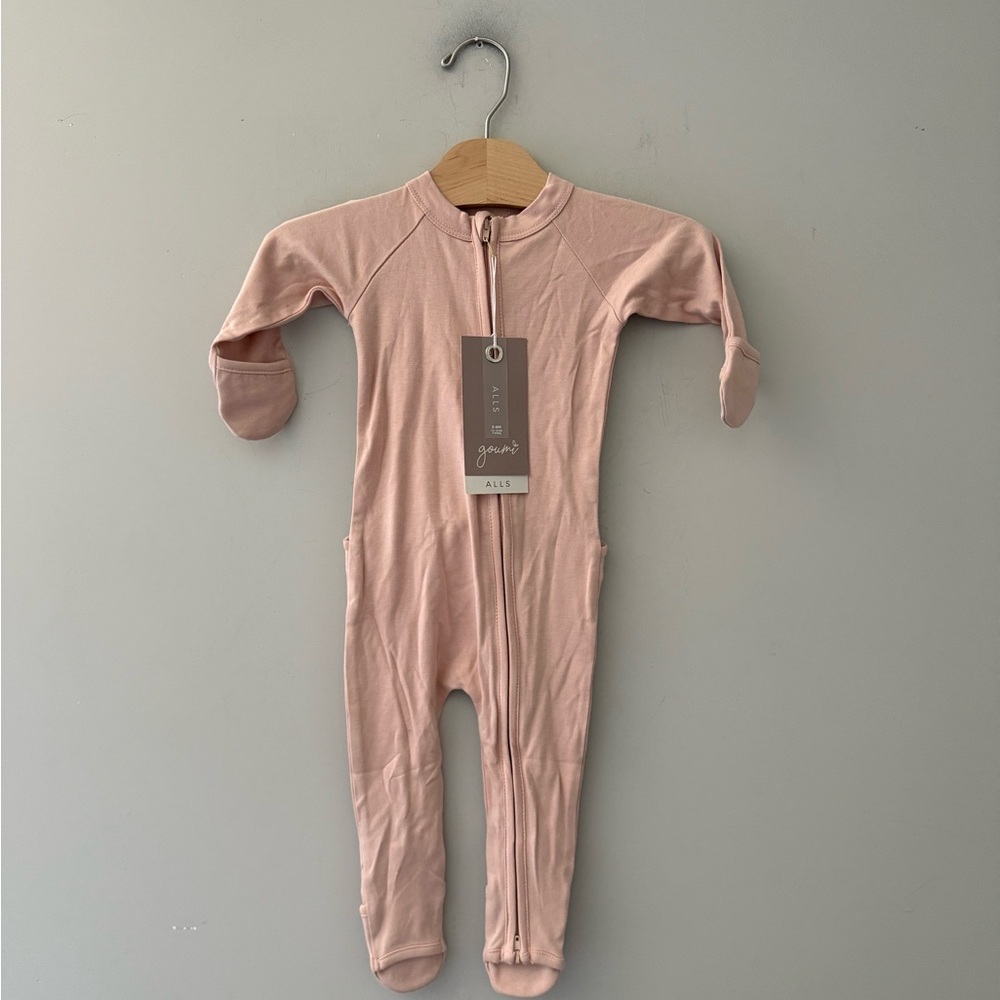 $27 ADD ON Goumi Light Pink Blush Zippy NWT 3-6M Little Sleepies Zara